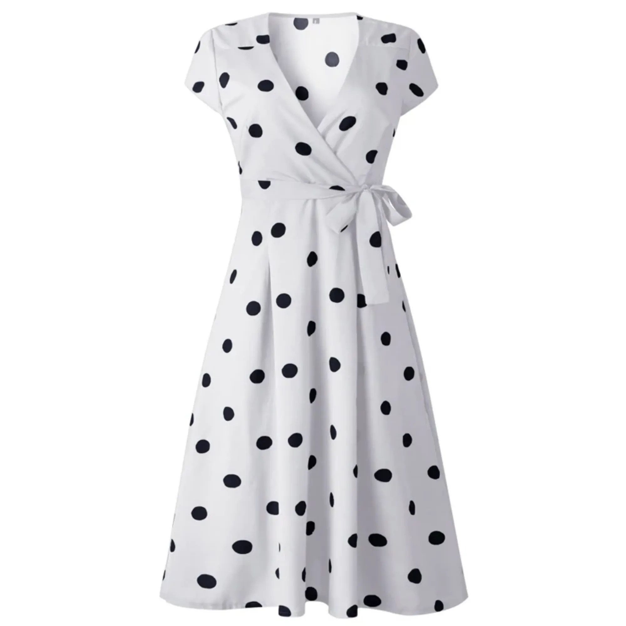 Women's Summer Casual V-Neck A-Line Long Dress
