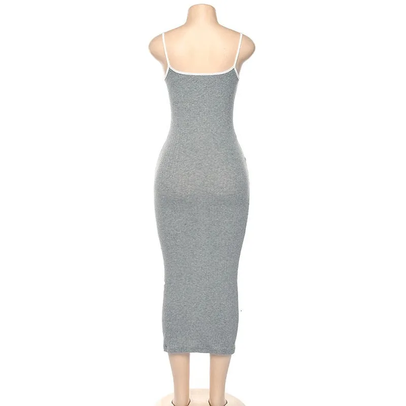 Women's Summer Sleeveless Long Sheath Dress