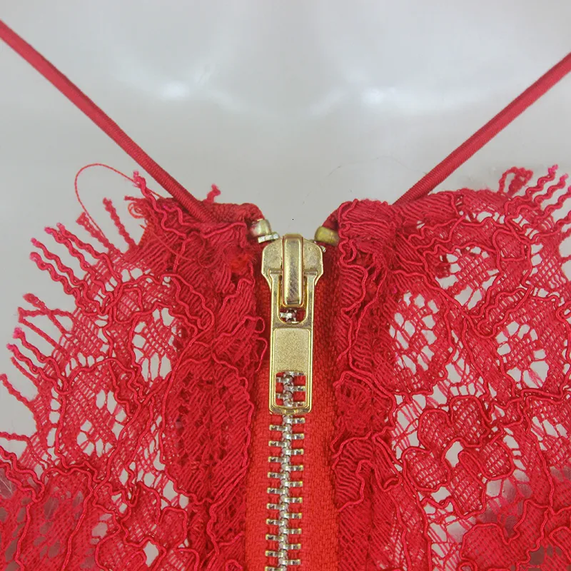 Women's Summer V-Neck Lace High-Waist Long Dress